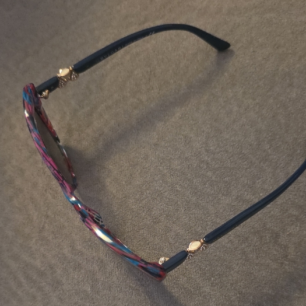 Bulgari Blue and Gold Accented Eyewear - Picture 4 of 4